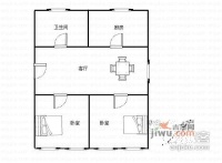 西环新村2室2厅1卫78㎡户型图